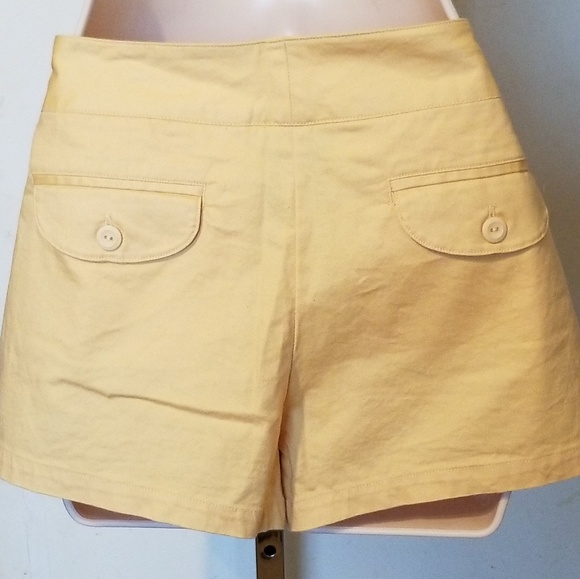 <A. BYER>  WB Yellow Short SHORTS - Picture 2 of 8